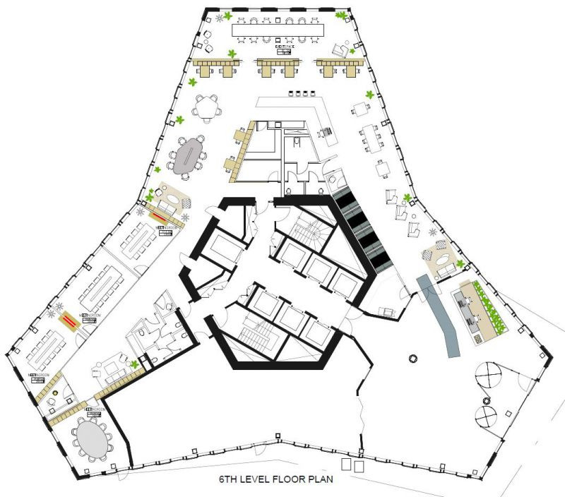 Planlösning - Ritning plan 6