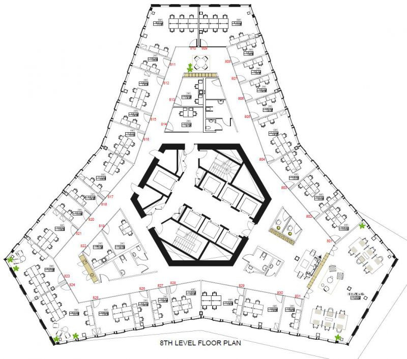 Planlösning - Ritning plan 8
